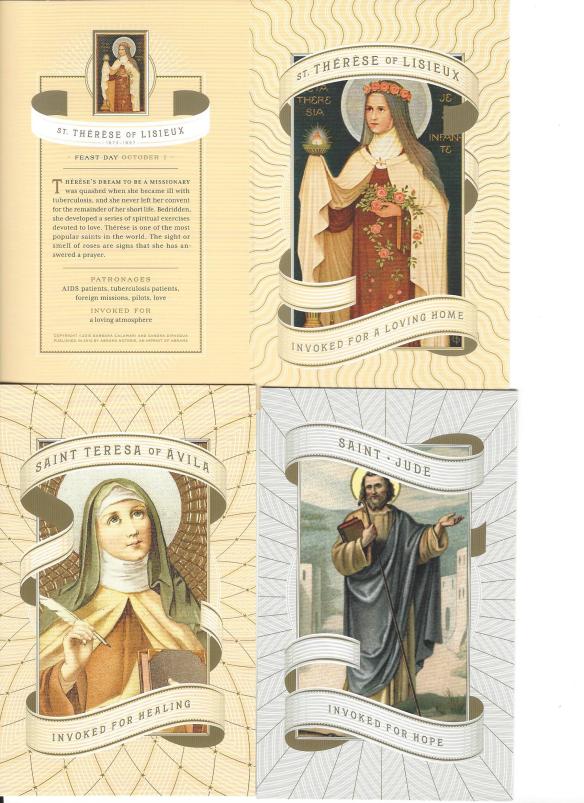 october saint cards